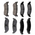 Aintier Automotive Replacement Brake Pads Front Rear Fit Ford Explorer 2006-2010 For For Sport Trac 2007-2010 Mercury