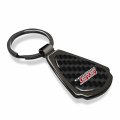 Ipick Image For Chevrolet Camaro Ss Real Black Carbon Fiber Gunmetal Teardrop Key Chain Keychain Official Licensed