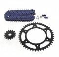 Fits Honda Xr400r 400 R Blue O Ring Chain And Sprocket 15 45 110l