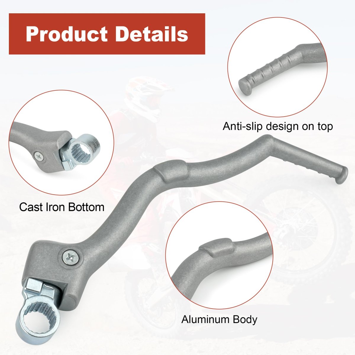 Kick Start For Crf450r 2002-2005 Crf450x 2005 Starter Lever Pedal 28300-meb-671 28300-meb-670