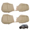 Wflnhb Artificial Leather Front Driver And Passenger Side Bottom Top Lean Back Seat Cover Tan Replacement For Honda Crv Cr-v