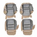 Tan Artificial Leather Seat Cover Replacement For Honda Crv 2007 2011 Front Driver And Passenger Side Bottom Top Lean Back