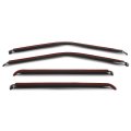 4pcs In-channel Window Visors Sun Rain Guards Side Wind Deflector 