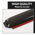 4pcs In-channel Window Visors Sun Rain Guards Side Wind Deflector