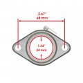 Caltric Carburetor Intake Boot Joint Compatible With Yamaha Kodiak 400 Yfm400 2x4 4x4 2000 2001 2002-2006