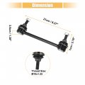 X Autohaux 2pcs Rear Sway Bar Links K750102 Stabilizer Enda Link Suspension Kit Replacement For Hyundai Elantra 2007-2012