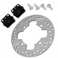Caltric Rear Brake Disc With Bolt And Pads Compatible Honda Trx400x 2009 2010 2011 2012 2013 2014