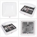 340 X 340mm 12v Rv Roof Vent Fan With Mesh Screen Support Rod For Motorhome Trailer