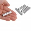 Uxcell 10pcs Aluminum Spacer 5mm Bore 10mm Od 1-1 2 Length Screw Standoff Bushing Plain Finish Round For M5 Screws Bolts And