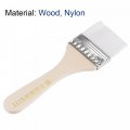 Uxcell 6 Paint Brush 2 Width Soft Nylon Bristle With Wood Handle For Wall Cabinets Fences White 12pcs