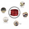 Uxcell Red Black Wire 2pin Extension Cable Cord 26 Awg Parallel Tin Plated Copper 10m Length For Led Strip Light