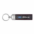 Ipick Image Made For Ford Focus Real Black Carbon Fiber Loop Strap Key Chain With Red Stitching