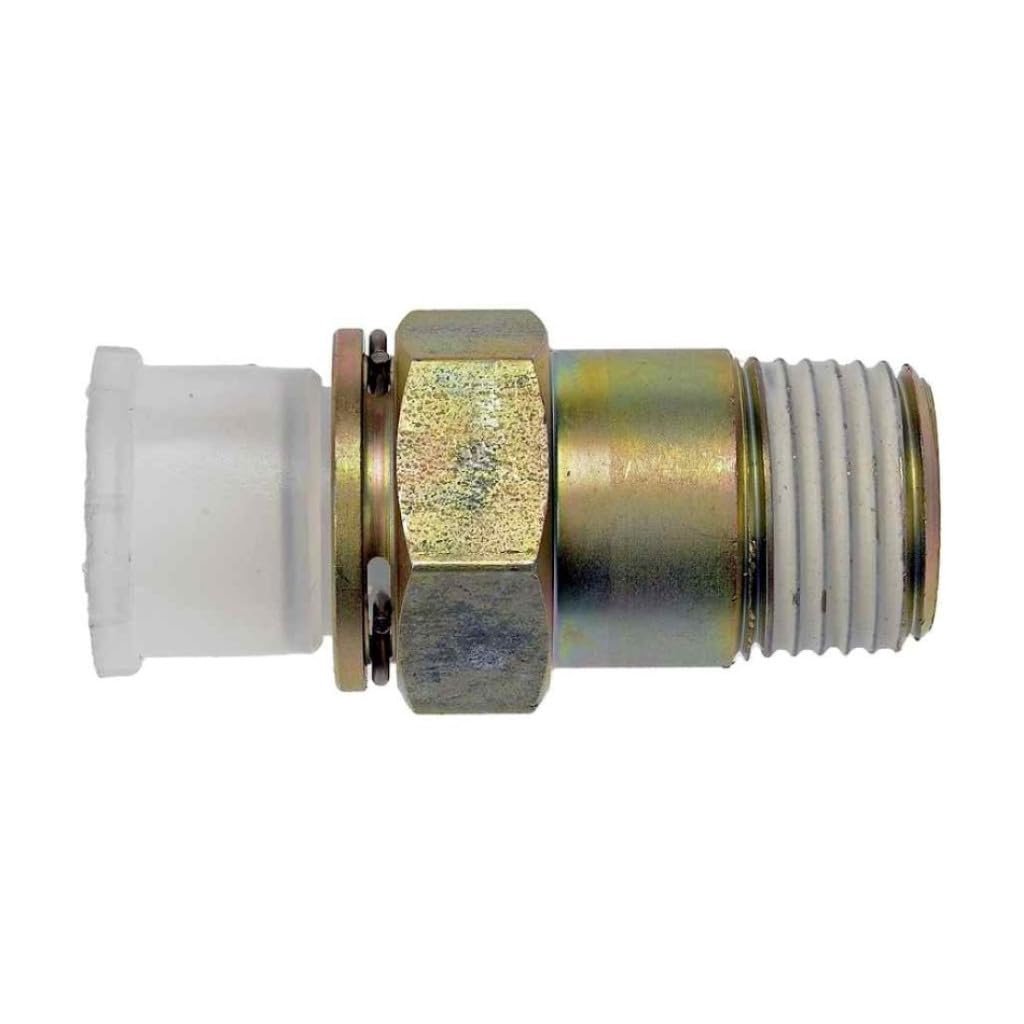 Engine Oil Cooler Line Connector For Chevy R1500 R2500 Suburban 1990 1991 Steel Straight Fitting Replacement 12558339