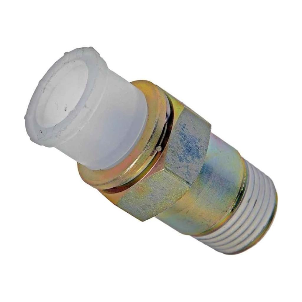Engine Oil Cooler Line Connector For Chevy R1500 R2500 Suburban 1990 1991 Steel Straight Fitting Replacement 12558339