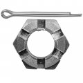 Caltric Rear Wheel Castle Nut With Pin Compatible Suzuki Quadrunner 230 Lt230e 2x4 1987 1988 1989