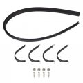 Hecasa Clear Half Windshield Compatible With 2014-2018 Polaris Rzr Rz 900 1000 Xpt Turbo 2016-2018 Xp Xp4 2019-2020 S 4 1 4