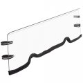 Hecasa Clear Half Windshield Compatible With 2014-2018 Polaris Rzr Rz 900 1000 Xpt Turbo 2016-2018 Xp Xp4 2019-2020 S 4 1 4