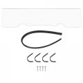 Hecasa Clear Half Windshield Compatible With 2014-2018 Polaris Rzr Rz 900 1000 Xpt Turbo 2016-2018 Xp Xp4 2019-2020 S 4 1 4