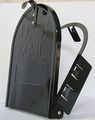 8 Inch Width By 10 Height Retrofit Snap-in Mailbox Door Replacement Black 