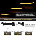 Sequential Turn Signal Vipmotoz Smoked Lens Amber Led Side Mirror Indicator Light For Bmw 5 6 7 Series F01 F02 F04 F06 F10 F12