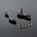 Silicone Radiator Coolant Tube Kit Clamps Compatibility For 1996-2000 Subaru Impreza Gc8 Gf8 Sti Ej20 Wrx Black 