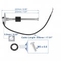 X Autohaux 240-33 Ohms 200mm Fuel Tank Sending Unit Water Level Gauge Sensor Stainless Steel For Marine Truck Boat Car