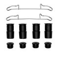 Front Disc Brake Hardware Set For Suzuki Samurai 1990 1991 1992 1993 1994 Alx-pau-df-340-01000-cla1 Standard Style Black 