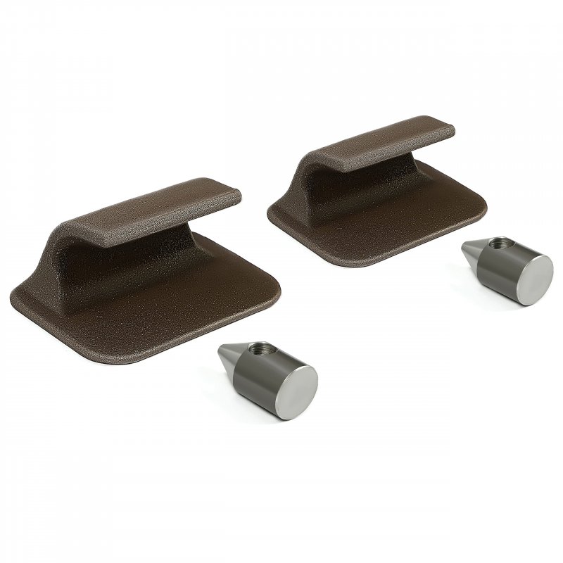 Hecasa Loader Hook Pin For John Deere H120 300x 400x 410 500 Quick Attach Weld Bracket Steel Bare Metal