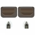 Hecasa Loader Hook Pin For John Deere H120 300x 400x 410 500 Quick Attach Weld Bracket Steel Bare Metal 