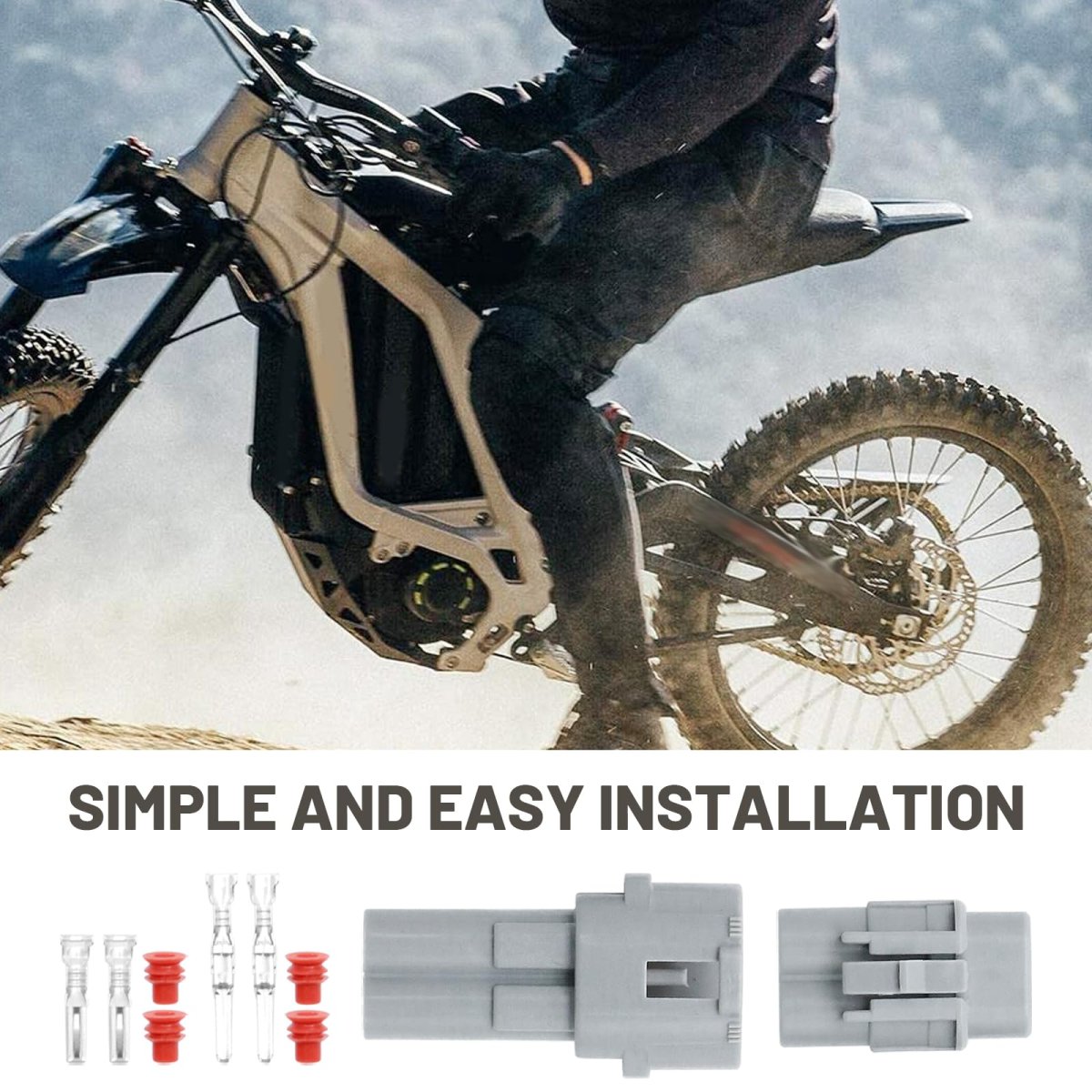 5pcs Wire Butt Terminal Connectors For Sur Ron Light Bee X And S Segway X160 X260 Reverse Power Off Sensor Crimp Terminals