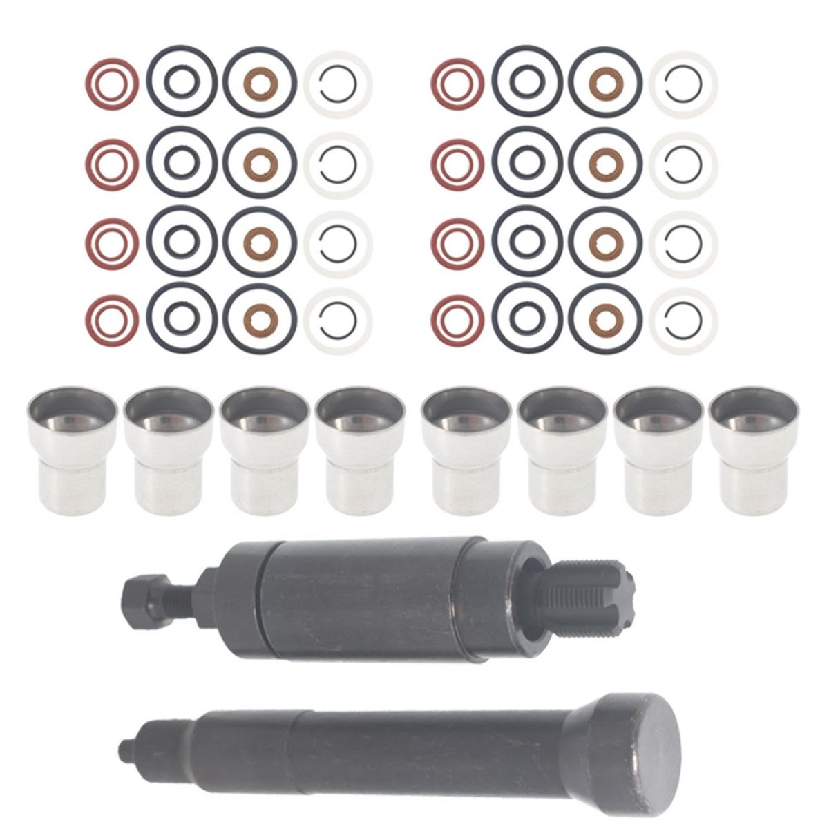Injector Sleeve Removal And Installation Tool Kit With O-rings Replacement For Ford 6 0l 2003-2010 Complete Set