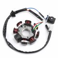 Minho Ac 8-poles Magneto Stator In Copper Material Come With Pick-up Trigger For Chinese Gy6 4-stroke 152qmi 157qmj 150cc
