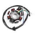 Minho Ac 8-poles Magneto Stator In Copper Material Come With Pick-up Trigger For Chinese Gy6 4-stroke 152qmi 157qmj 150cc 