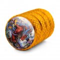 Red Dragon And Baby Dragons Valve Stem Caps For Tire Rim Wheel Aluminum Yellow