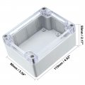 Uxcell 4 53 X3 54 X2 17 115mmx90mmx55mm Junction Box Ip65 Universal Project Enclosure