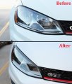 Cuztom Tuning Fits For 2015-2018 Volkswagen Golf 7 Gti Golf-r E-golf Mk7 Vii Carbon Fiber Headlight Eye Lid Eyelids Covers