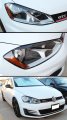 Cuztom Tuning Fits For 2015-2018 Volkswagen Golf 7 Gti Golf-r E-golf Mk7 Vii Carbon Fiber Headlight Eye Lid Eyelids Covers