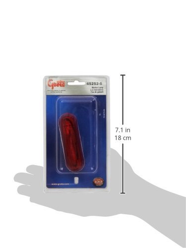Grote 45252-5 Red Thin-line Single-bulb Clearance Marker Light
