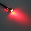 4pcs 12v 8mm Led Panel Pilot Dash Warning Light Indicator Lamp Universal Compatible With Car Van Boat Red