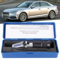 Acouto Antifreeze Refractometer 4-in-1 Automotive Refractometers Aluminium Alloy Freezing Point Temperature Tester Device For