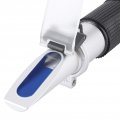 Acouto Antifreeze Refractometer 4-in-1 Automotive Refractometers Aluminium Alloy Freezing Point Temperature Tester Device For
