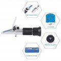 Acouto Antifreeze Refractometer 4-in-1 Automotive Refractometers Aluminium Alloy Freezing Point Temperature Tester Device For