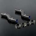 Silicone Radiator Turbo Hose Kit Replacement For 1970-1975 Nissan Datsun 240z 260z 2pcs Black 