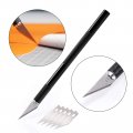 Foshio Vinyl Wrap Tool Set Include Squeegee With Felt Micro Craft Knife And Blades Window Tint Kit Car Film Installation 