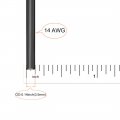 Uxcell Silicone Wire 14 Awg Ultra Flexible 600v Electric Strands Of Tinned Copper 7 Ft Black Red