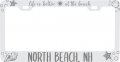 Ocean Hole The Bahamas Life Is Better At Beach Souvenir Engraved Metal License Plate Frame White 