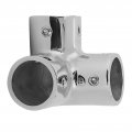 Boat Handrail Tee Connector 316 Stainless Steel Marine Grade Fitting Pipe Clamp Yacht Hardware Accessory 30mm