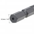 Uxcell Metric Spiral Machine Screw Tap M4 Thread 0 7 Pitch Countersink Drill Bit H2 Hex Shank Hss 2pcs