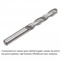 Uxcell Solid Carbide Drill Bits 4 3mm C2 K20 Tungsten Jobber Straight Shank Drilling Tool For Stainless Steel Aluminum Iron