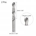 Uxcell Solid Carbide Drill Bits 4 3mm C2 K20 Tungsten Jobber Straight Shank Drilling Tool For Stainless Steel Aluminum Iron